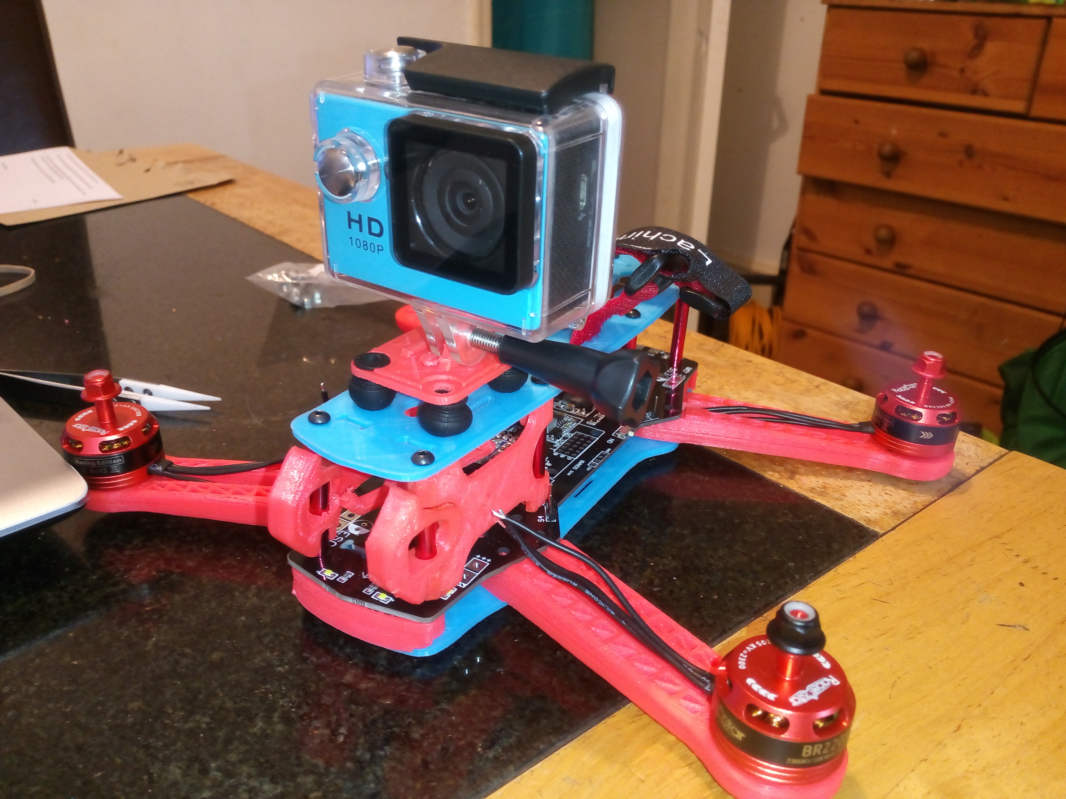 3d printed zmr 250 banggood budget build